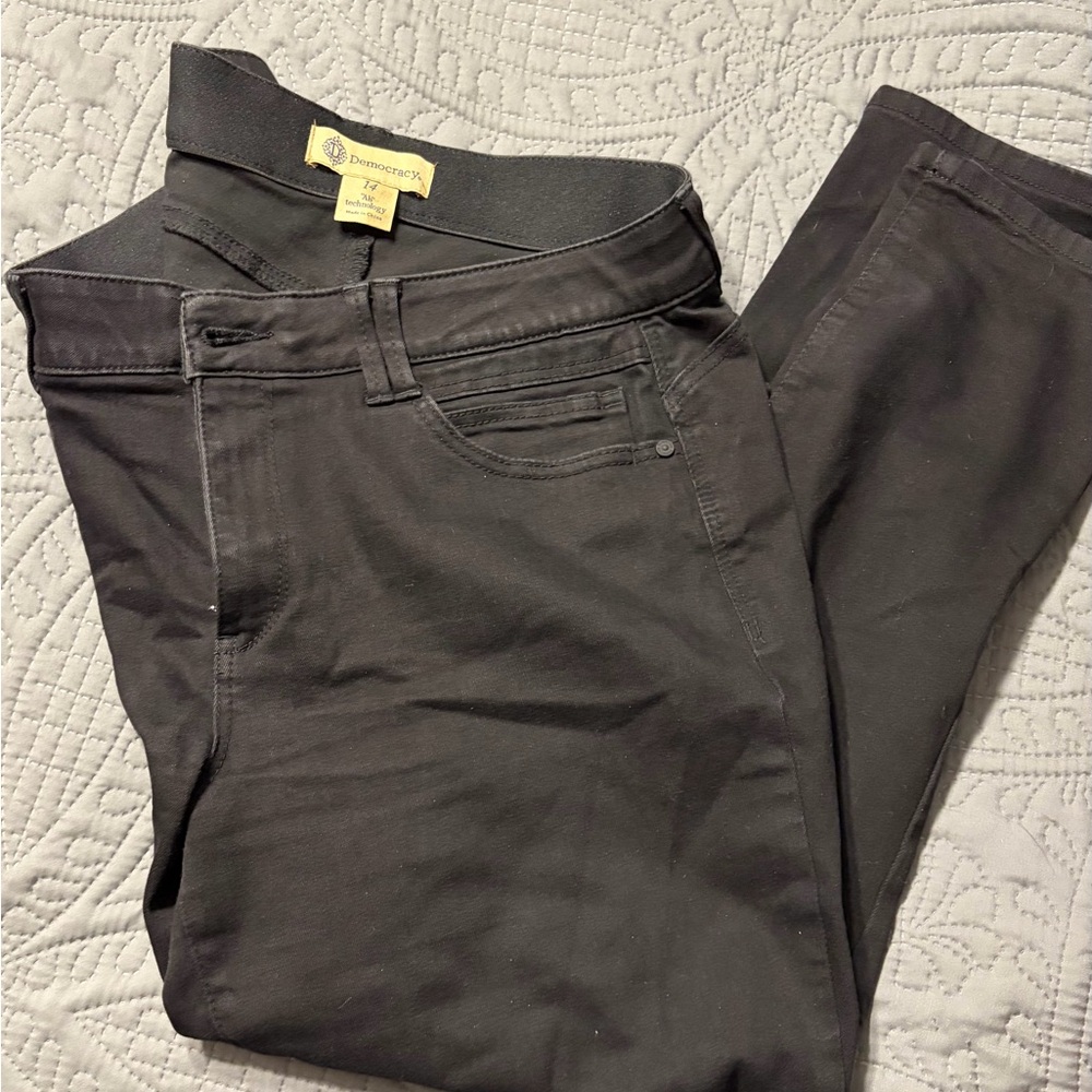 Democracy Black Stretch Skinny Jeans